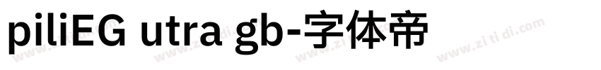 piliEG utra gb字体转换